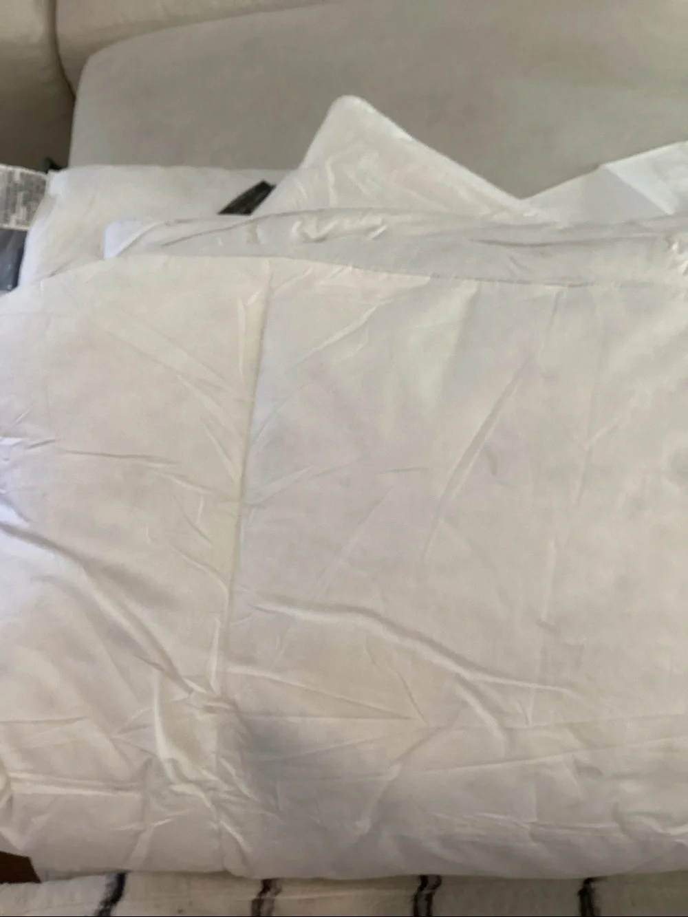 Farm To Home Organic Blended Cotton Down / Feather Comforter - Twin, NEW nwt